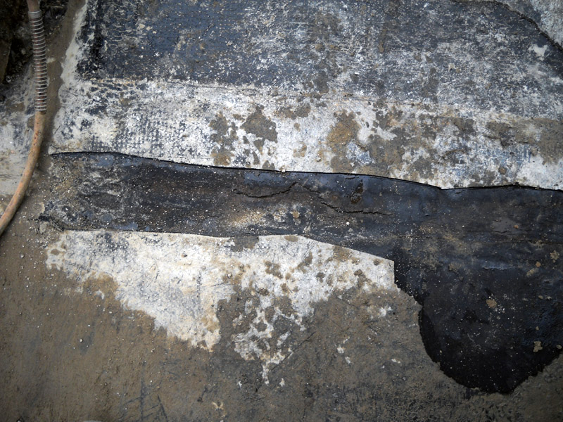 Creazione muro giunto di dilatazione